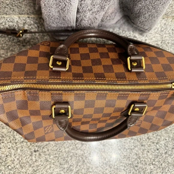 Louis Vuitton Damien Ebene Speedy Bandouliere 30 - Picture 3 of 13